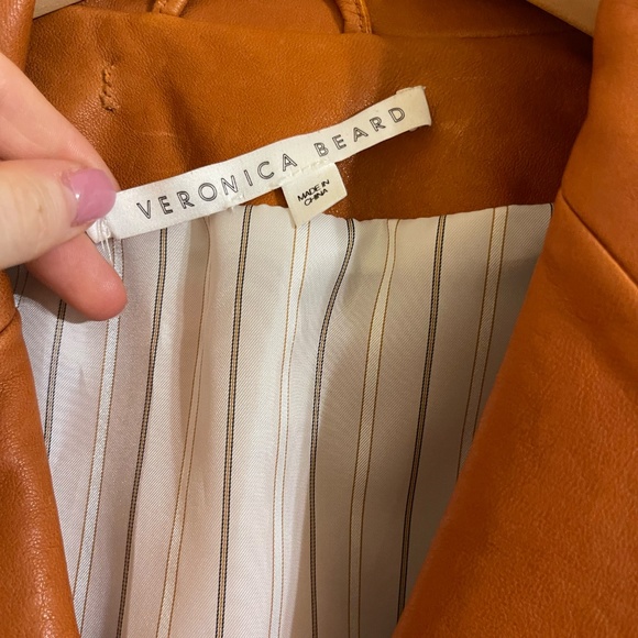 Veronica Beard Rixey Leather Vest - Picture 4 of 4